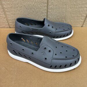 Sperry Top Sider Authentic Original A/O Float Boat Water Shoes Gray Men's Size 8